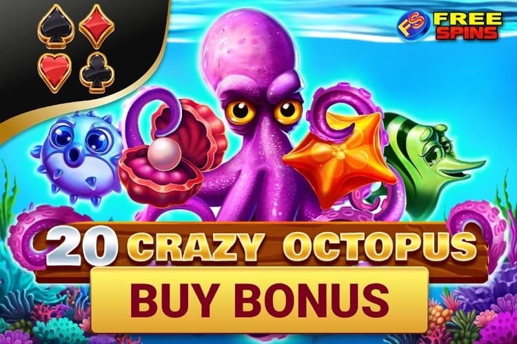 Crazy Octopus - Slot Amusnet | RTP 96.25% | MisterTopCasino