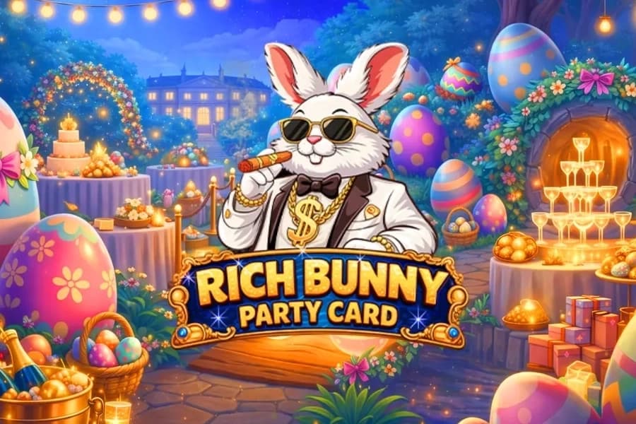 Rich Bunny Party Card - Slot GameTimeTec | RTP N/A | MisterTopCasino