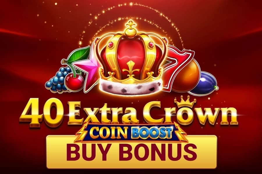 40 Extra Crown Coin Boost - Slot Amusnet | RTP 96.02% | MisterTopCasino