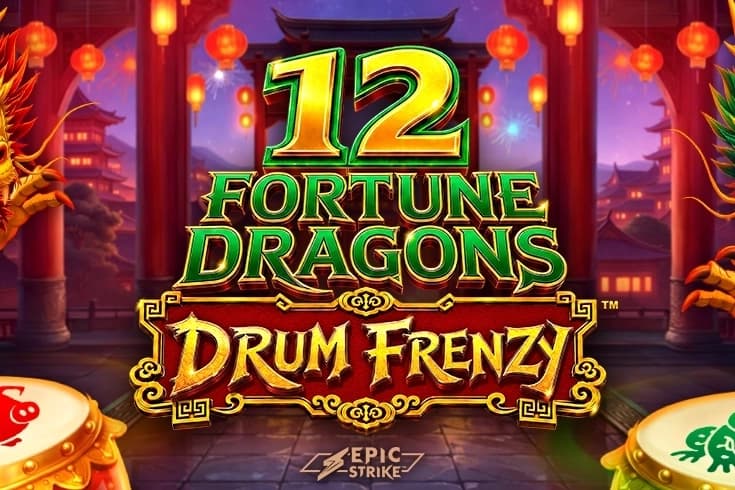 12 Fortune Dragons Drum Frenzy - Slot Circular Arrow | RTP N/A | MisterTopCasino