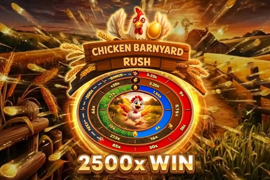 Chicken Barnyard Rush - Slot GameTimeTec | RTP N/A | MisterTopCasino