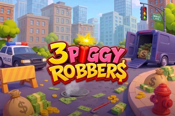 3 Piggy Robbers - Slot GameBeat | RTP N/A | MisterTopCasino