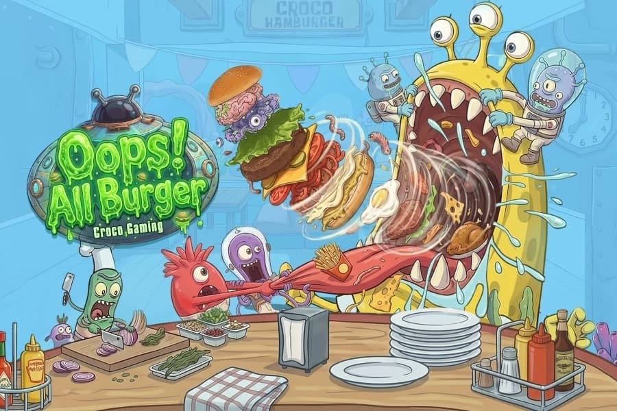 Oops! All Burger - Slot Croco Gaming | RTP N/A | MisterTopCasino