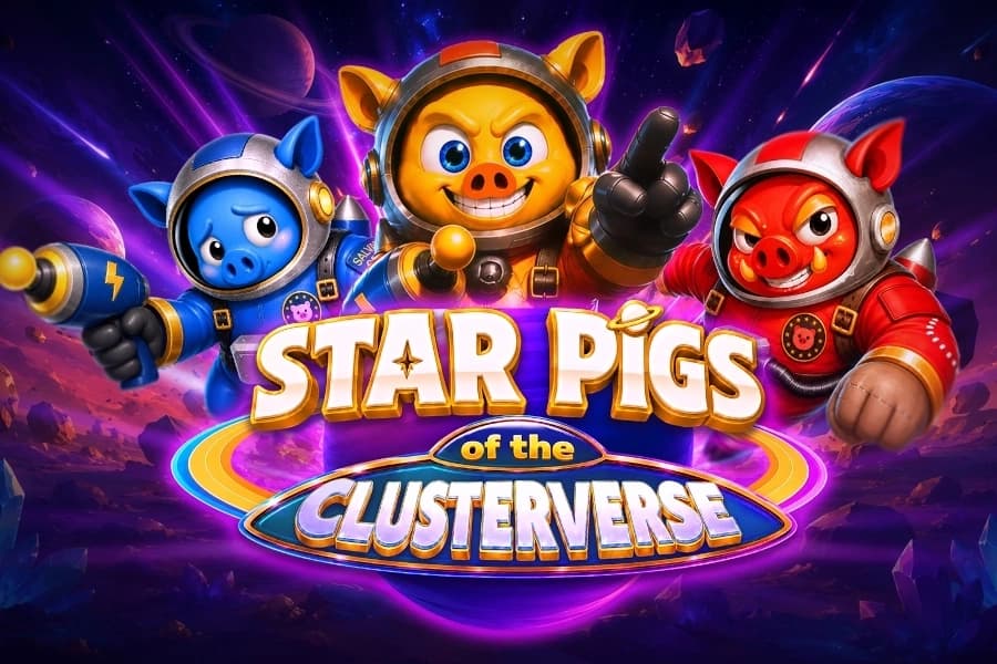 Star Pigs of the Clusterverse - Slot Gaming Corps | RTP N/A | MisterTopCasino
