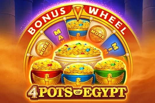 4 Pots of Egypt: Bonus Wheel - Slot 3 Oaks Gaming | RTP N/A | MisterTopCasino