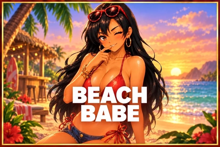 Beach Babe - Slot Stitch & Glitch Studio | RTP N/A | MisterTopCasino