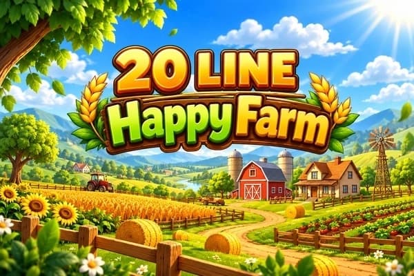 Twenty Happy Farm - Slot Sparkle Gaming | RTP N/A | MisterTopCasino