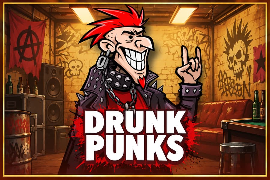 Drunk Punks - Slot Knucklehead Syndicate | RTP N/A | MisterTopCasino