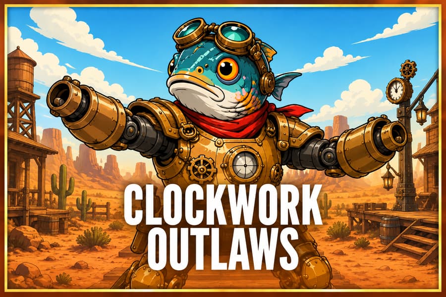 Clockwork Outlaws - Slot 0xluckylab | RTP N/A | MisterTopCasino