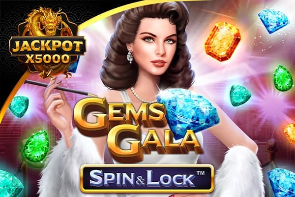 Gems Gala Spin & Lock - Slot Dragon Gaming | RTP N/A | MisterTopCasino