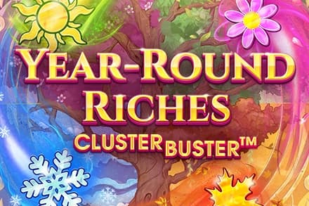 Year-Round Riches Clusterbuster - Slot Red Tiger Gaming | RTP 95.75% | MisterTopCasino