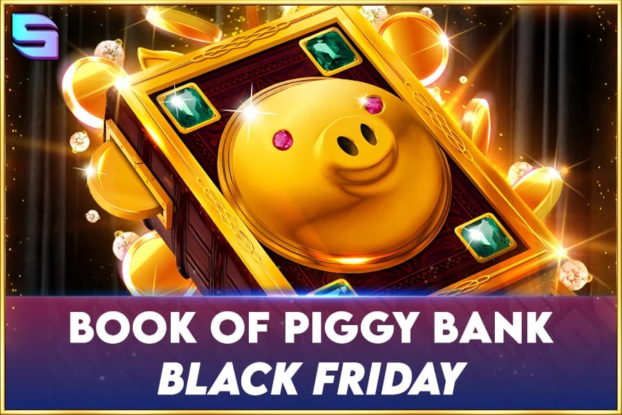 Book of Piggy Bank - Black Friday - Slot Spinomenal | RTP N/A | MisterTopCasino