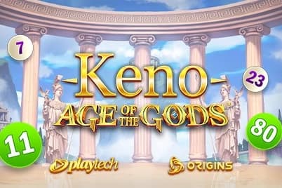 Age of the Gods: Keno - Slot Playtech | RTP N/A | MisterTopCasino