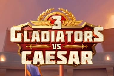 3 Gladiators Vs Caesar - Slot Yggdrasil Gaming | RTP N/A | MisterTopCasino