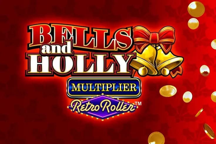 Bells and Holly Multiplier Retro Roller - Slot Games Global | RTP 96.15% | MisterTopCasino