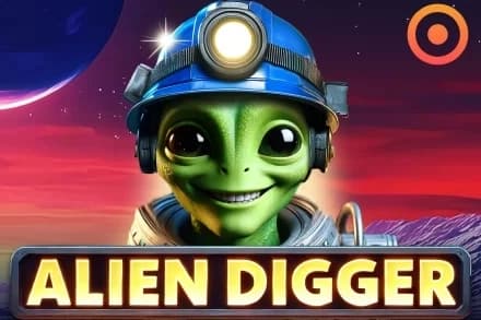 Alien Digger - Slot Onlyplay | RTP 95.5% | MisterTopCasino