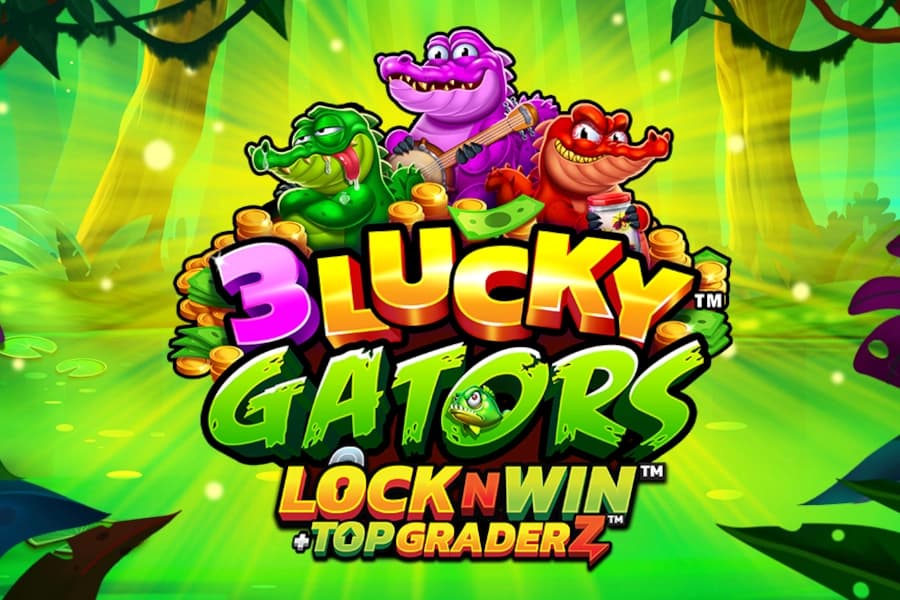 3 Lucky Gators - Slot PearFiction | RTP 94.03% | MisterTopCasino