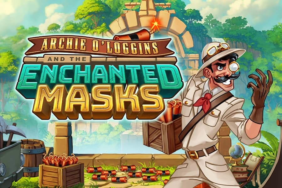 Archie O'Loggins and the Enchanted Masks - Slot Thunderkick | RTP 94.16% | MisterTopCasino