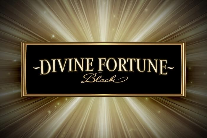 Divine Fortune Black - Slot NetEnt | RTP 96.08% | MisterTopCasino