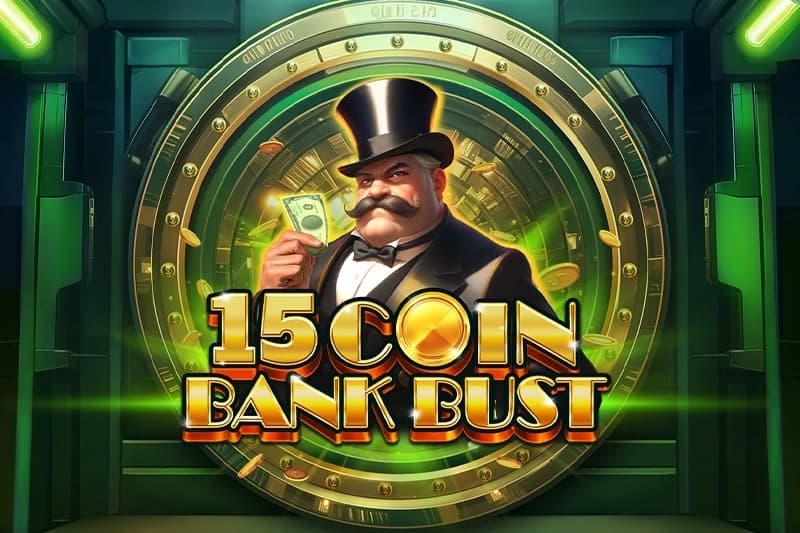 15 Coin Bank Bust - Slot Qora Games | RTP 96.2% | MisterTopCasino