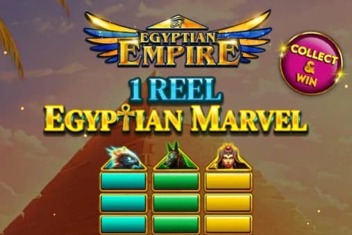 1 Reel - Egyptian Marvel - Slot Spinomenal | RTP N/A | MisterTopCasino
