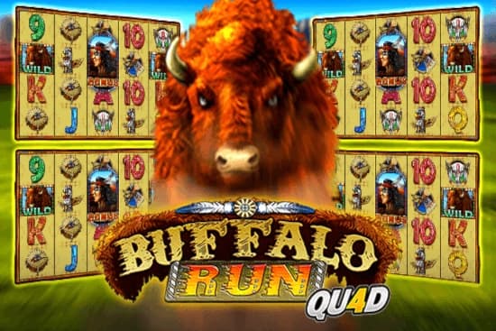 Buffalo Run Quad - Slot GMW | RTP 96.53% | MisterTopCasino