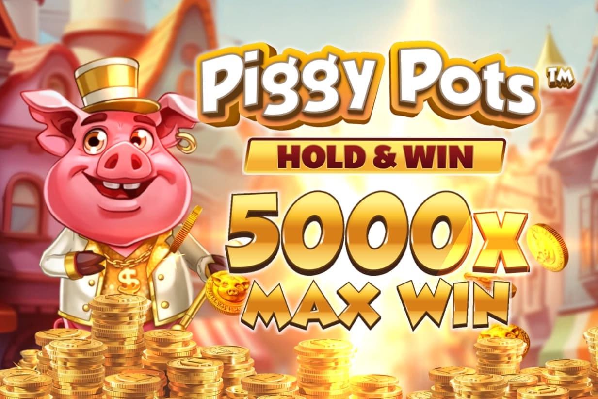 Piggy Pots - Slot Wildcat Gaming | RTP 95.99% | MisterTopCasino