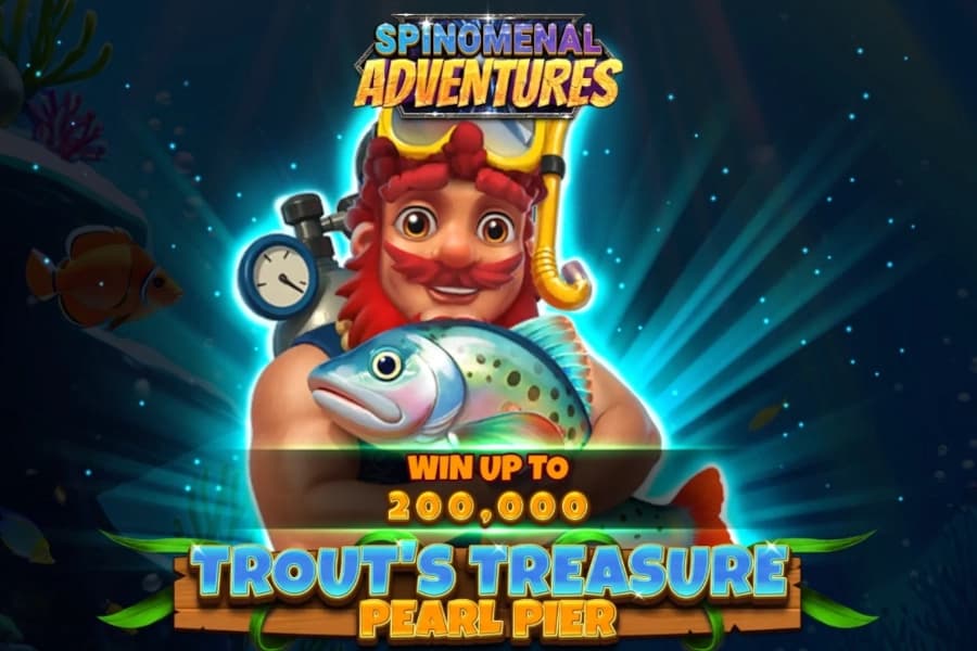 Trout's Treasure - Pearl Pier - Slot Spinomenal | RTP N/A | MisterTopCasino