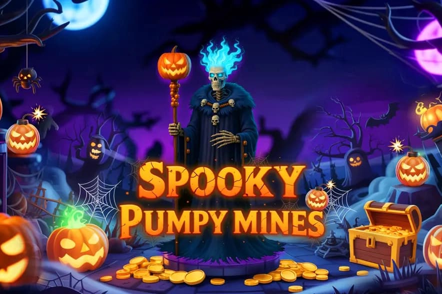 Spooky Pumpy Mines - Slot GameTimeTec | RTP N/A | MisterTopCasino