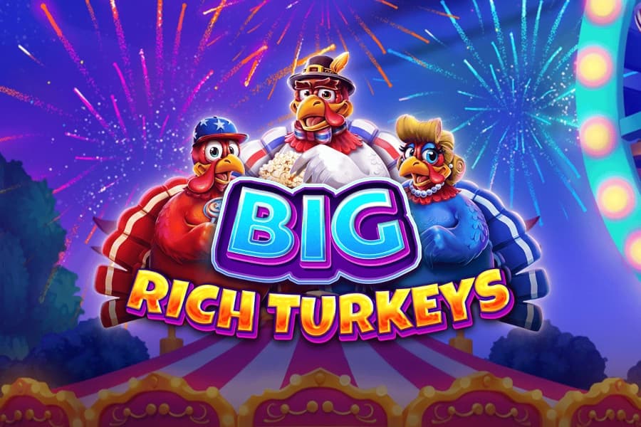 Big Rich Turkeys - Slot Red Tiger Gaming | RTP 96.07% | MisterTopCasino