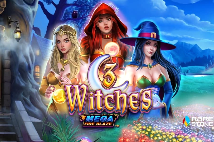 Mega Fire Blaze: 3 Witches - Slot Playtech | RTP N/A | MisterTopCasino