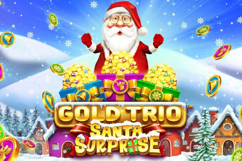 Gold Trio: Santa Surprise - Slot Playtech | RTP N/A | MisterTopCasino