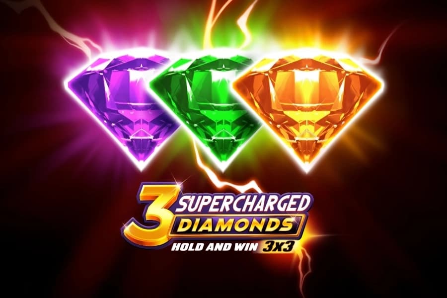 3 Supercharged Diamonds - Slot Playson | RTP N/A | MisterTopCasino