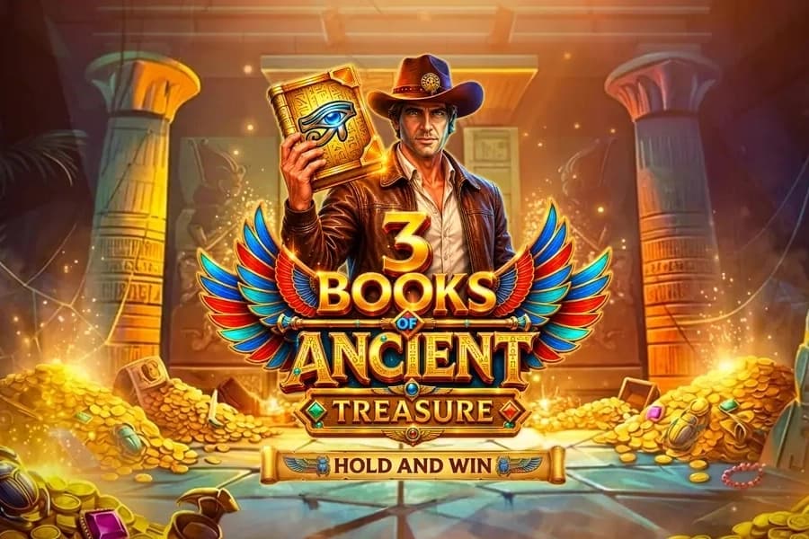 3 Books of Ancient Treasure - Slot GameTimeTec | RTP N/A | MisterTopCasino