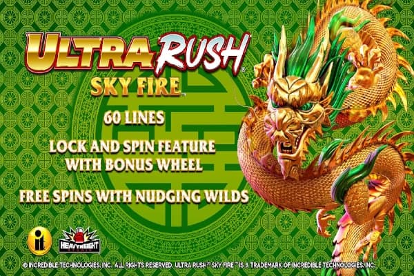 Ultra Rush Sky Fire - Slot Incredible Technologies | RTP N/A | MisterTopCasino