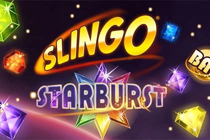 Slingo Starburst - Slot Gaming Realms | RTP N/A | MisterTopCasino