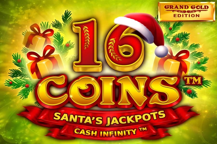 16 Coins Grand Gold Edition Santa's Jackpots - Slot Wazdan | RTP 96.16% | MisterTopCasino