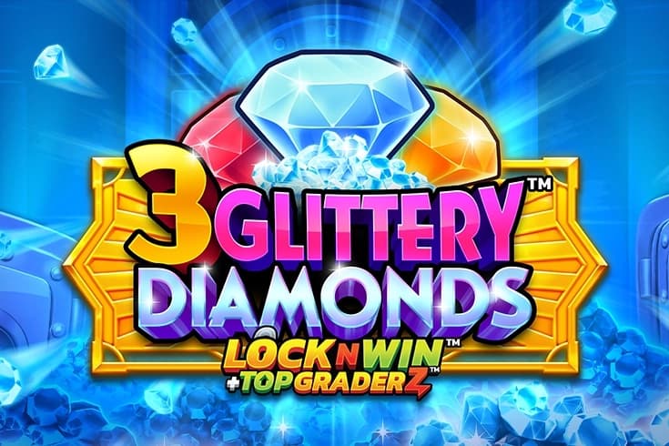 3 Glittery Diamonds - Slot PearFiction | RTP 96% | MisterTopCasino