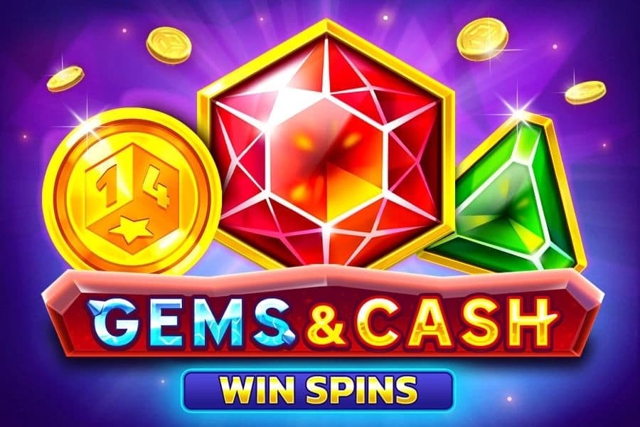 Gems & Cash Win Spins - Slot 1spin4win | RTP 97.3% | MisterTopCasino